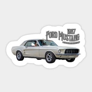 1967 Ford Mustang 2 Door Hardtop Sticker